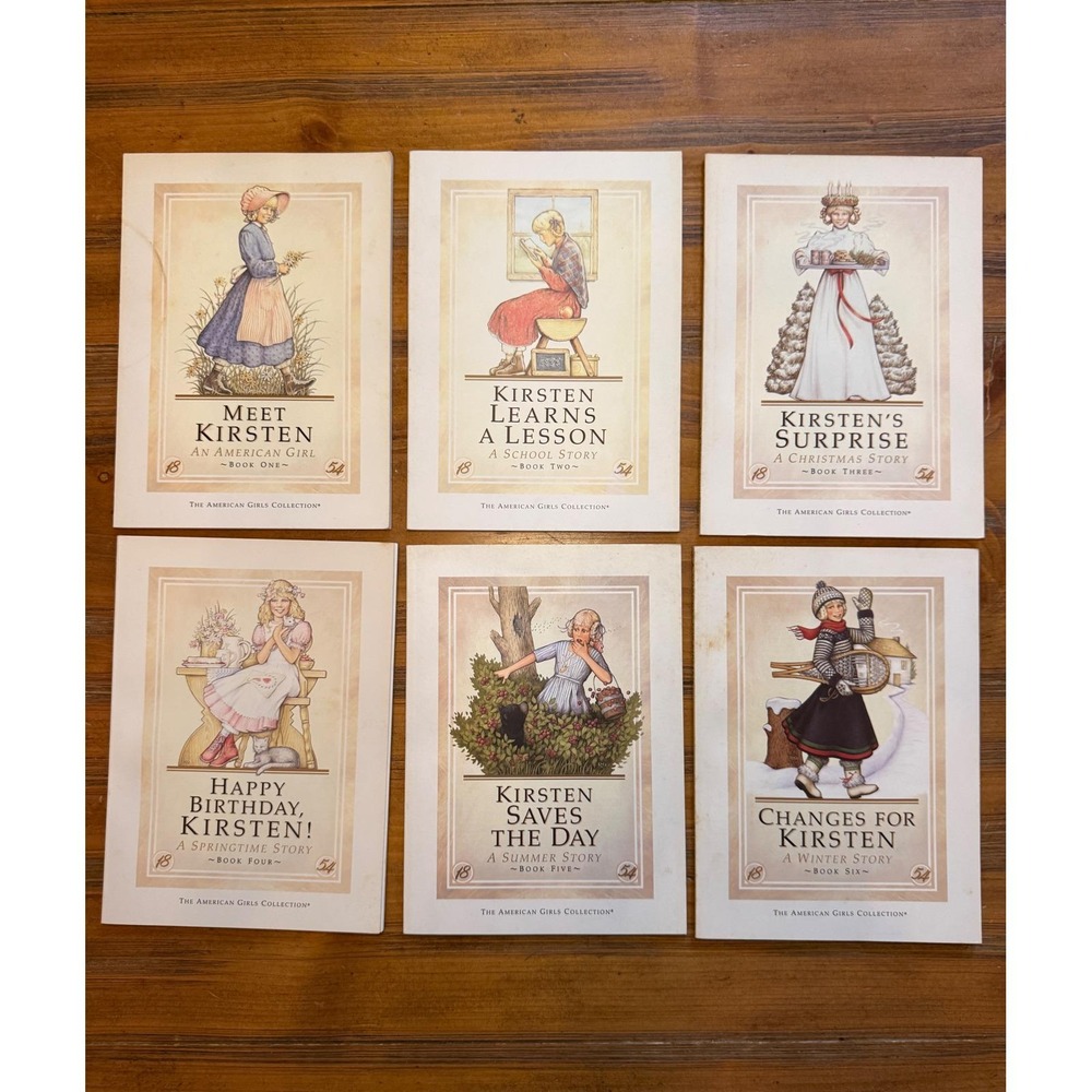 American Girl Kirsten Larson Book Set 1-6 Pleasant Company Vintage Paperbacks
